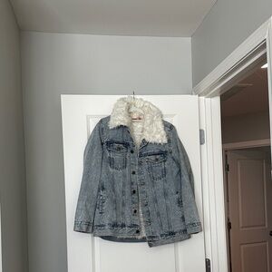 Show Me Your Mumu Faux Fur Jean Jacket